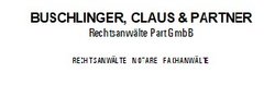 BUSCHLINGER, CLAUS & PARTNER Rechtsanwälte PartG mbB